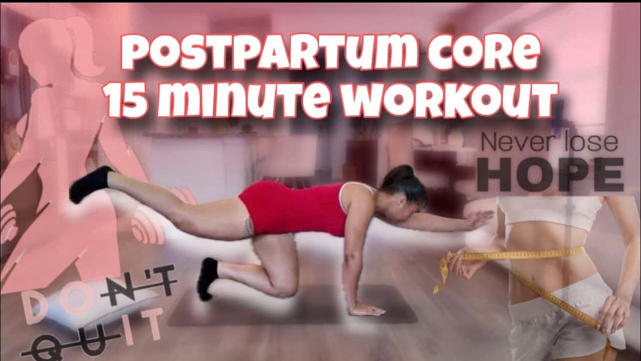 15 MINUTE DIASTASIS RECTI/POSTPARTUM CORE WORKOUT ❤️