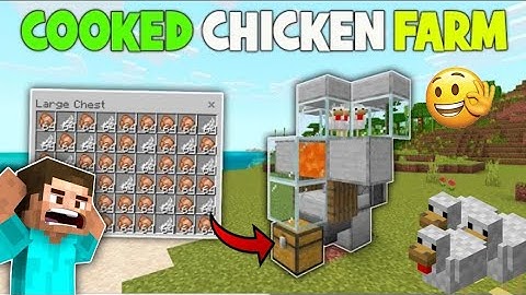 SIMPLE 1.19 AFK CHICKEN FARMTUTORIAL in Minecraft Bedrock (MCPE/Xbox/PS4/Switch/Windows10)