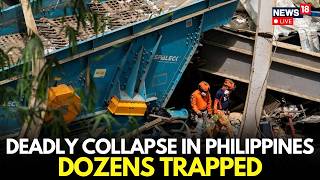 LIVE: Massive Building Collapse In Philippines | Dozens Trapped | Rescue Operation Underway | N18L