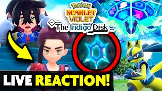 NEW INDIGO DISK GAMEPLAY! Live Reaction! Pokemon Scarlet and Violet DLC News!