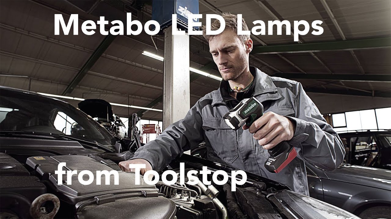 sin batería ni cargador Lámpara de mano de batería 18V Metabo SLA LED 