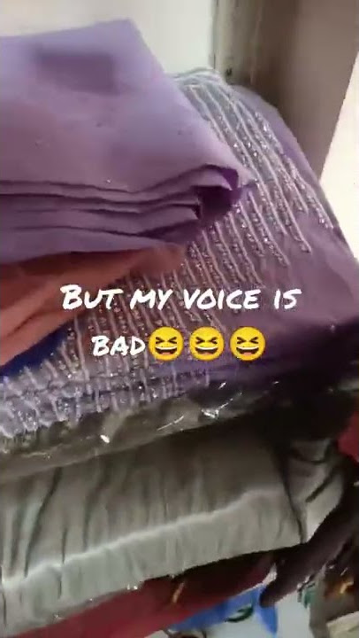 😝😝#badvoice , showing my finished order with bad voice