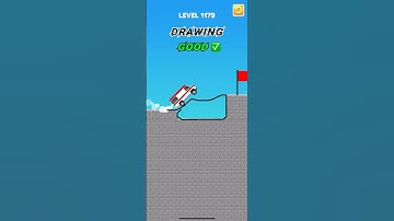 Draw bridge puzzle game level 1179 #gaming #drawing #Shorts