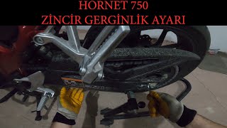 Hornet 750 Zincir Gerginliği Ayarlama // Chain Adjustment