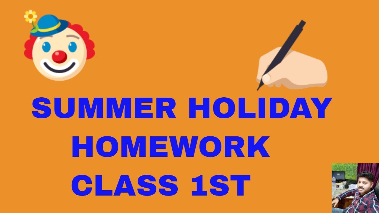 summer holiday homework for class 1 pdf