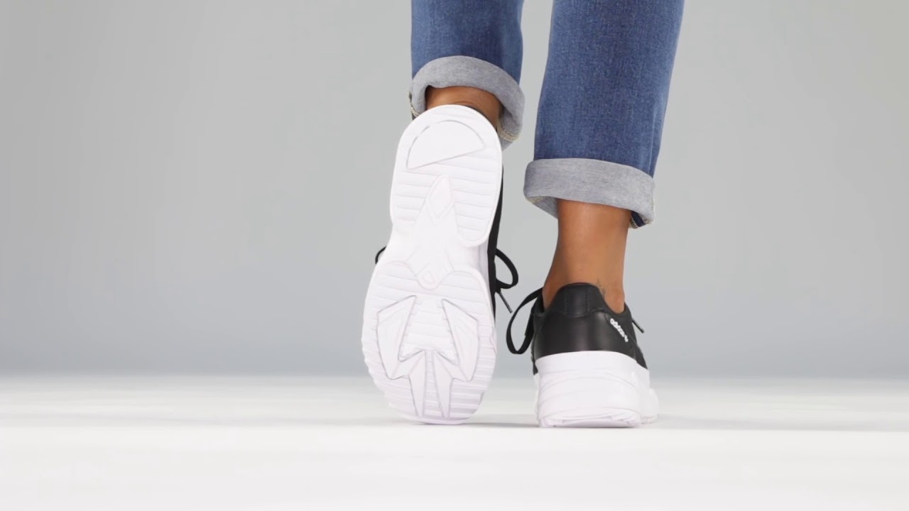 adidas originals kiellor trainers in white and purple