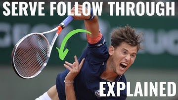 Tennis Serve Lesson- The Ideal Follow Through For Power And Control