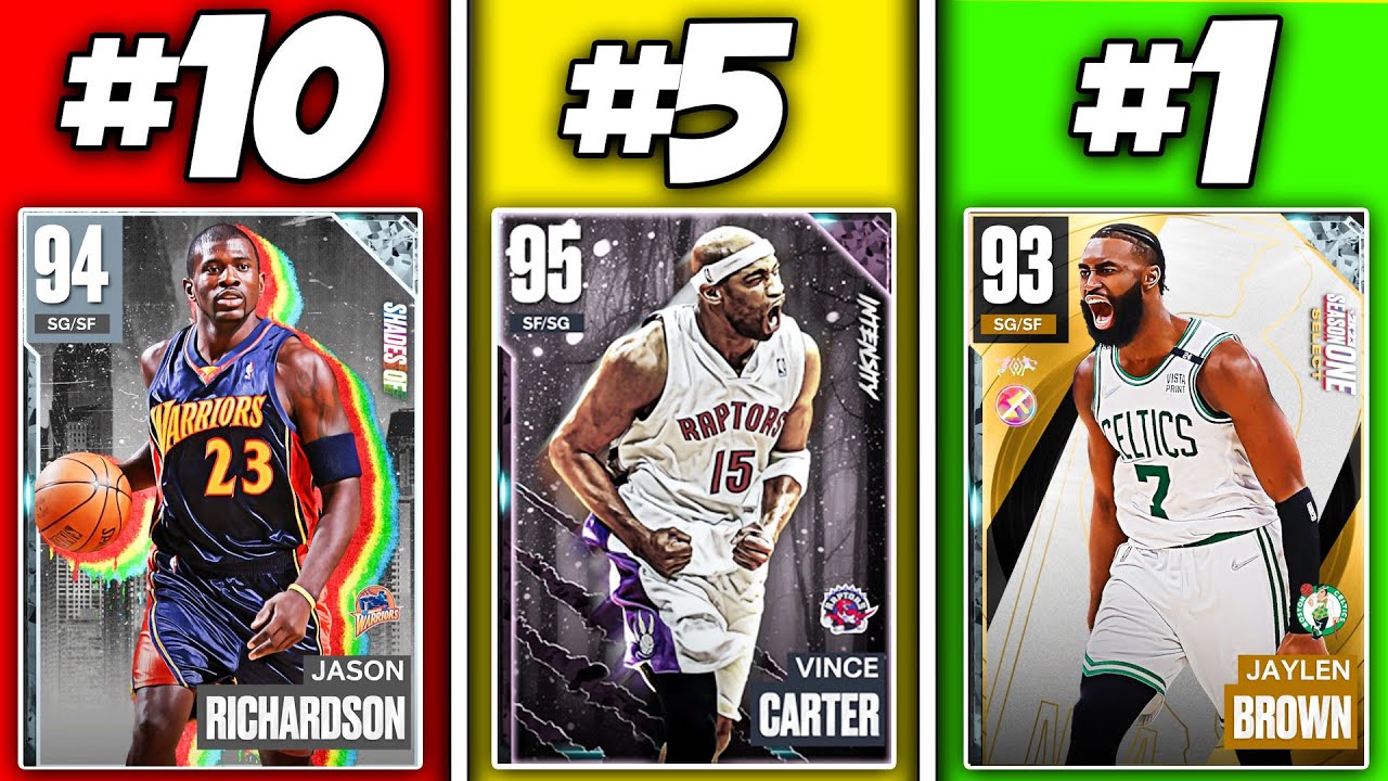 RANKING THE TOP 10 SHOOTING GUARDS IN NBA 2K23 MYTEAM! YouTube