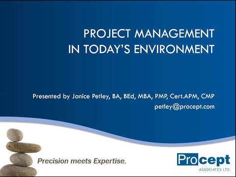 Video: Vilken roll har projektledning i dagens professionella miljö?