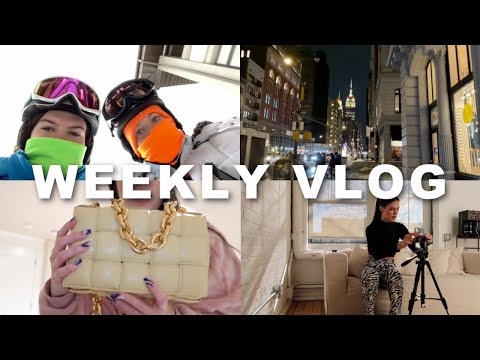 VLOG | Ski Trip, Bottega Veneta Unboxing, Shooting Content