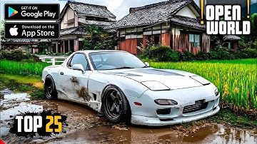 Top 25 Best Open World Car Games For Android 2025 | Like Forza Horizon 5