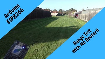 How far can I get two ESP8266 to talk to each other?