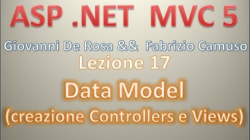ASP .NET MVC 5 (Playlist 1) ITA 17: Data Model: creazione di Controllers e Views