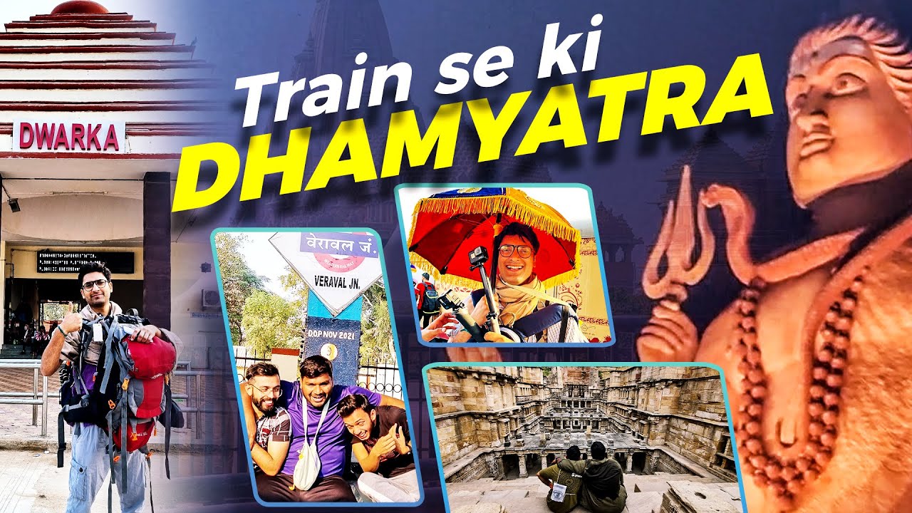 Visited holy places of Gujrat | 7 days and 8 nights journey in train | Vlog