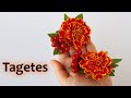 Бархатцы из фоамирана. Чорнобривці з фоамірану. DIY Foamiran marigolds. Tagetes