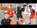 LẦN ĐẦU ĐẤU BÓNG RỔ 1-1 VỚI STEFAN NGUYỄN | WOOSSI AND FRIENDS