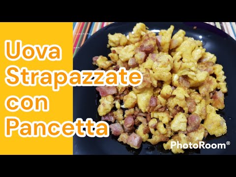 Video: Come Cucinare Le Uova Strapazzate Con Pancetta E Patate