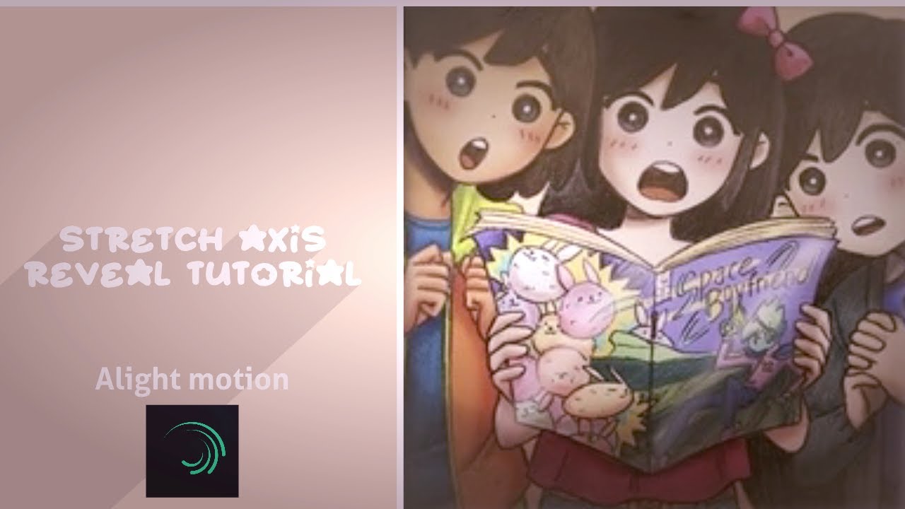 Stretch axis reveal tutorial | alight motion | - YouTube