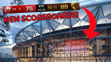 NEW SCOREBOARDS ALREADY?! | I MADE BRAND NEW AFL SCOREBOARDS!