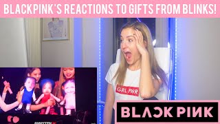 BLACKPINK'S CUTE REACTIONS TO BLINKS' GIFTS | REACTION!