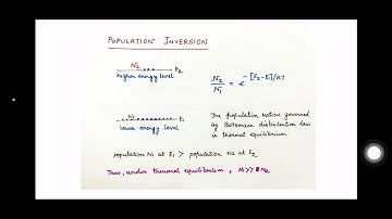 Laser: Population Inversion : Undergraduate Physics  : Engineering Physics