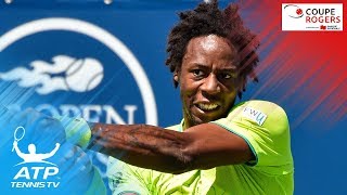 Gael Monfils EPIC match point saves & win vs Nishikori | Coupe Rogers Montreal 2017