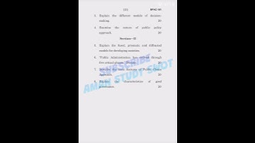 BPAC-101 JUNE 2023, Previous Year Question Paper #amanstudyswot #history #exam #ignou