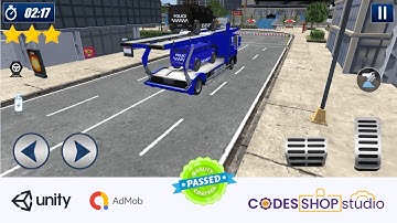Police Vehicle transport parking | Unity Game | 100% tested Source code