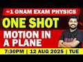 PLUS ONE PHYSICS CHAPTER 03 | MOTION IN A PLANE | ONE SHOT REVISION | LIVE | MS SOLUTIONS |