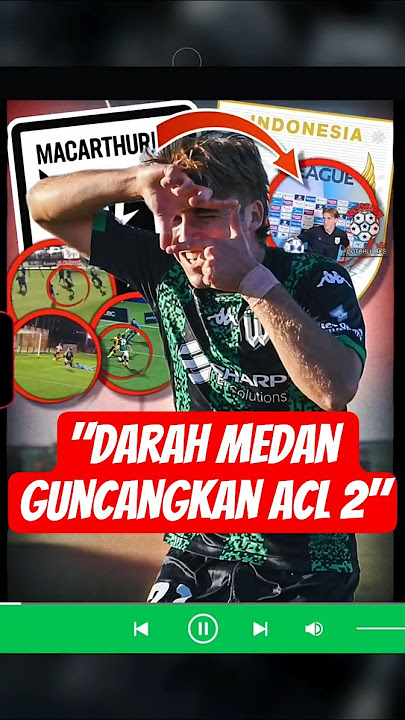 DARI PEMAIN KETURUNAN INDONESIA YANG MENDADAK GUNCANG ACL TWO! SIAPA LUKE VICKERY?