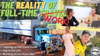 Working While Travelling Raw and Unfiltered | Day in the Life | Working on the Road Q&A [EP26]