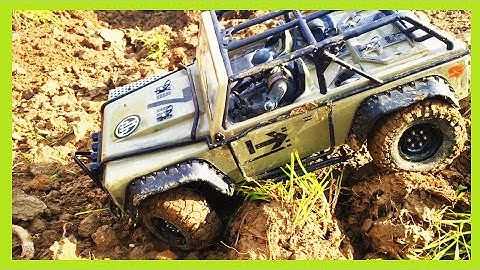 RC CRAWLER ADVENTURES AXIAL DINGO SCX10 - MUD - SOUND - FUN - SCALE- O