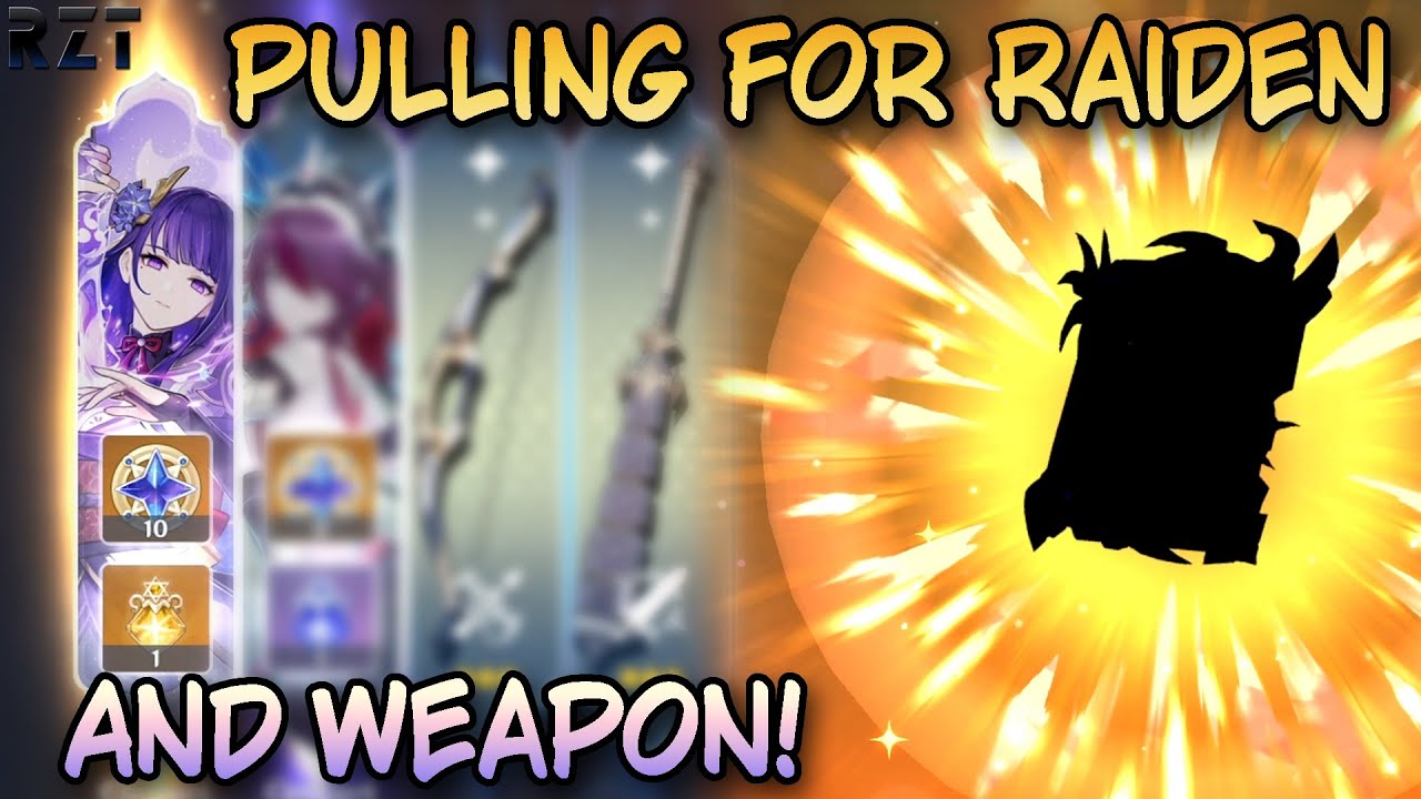 Pulling Raiden Pulling for Raiden C2 and Weapon | Genshin Impact - YouTube