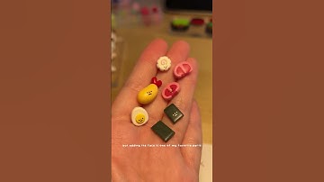 making ramen out of polymer clay #artandcraft #polymerclay #sculpting #polymerclayart #shorts