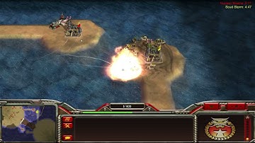 Command & Conquer: Generals, Air Wars Map, China vs GLA Brutal Difficulty