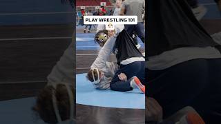 Ty Watters and Jordan Titus displaying “play wrestling” before #NCAAs presented by Cliff Keen