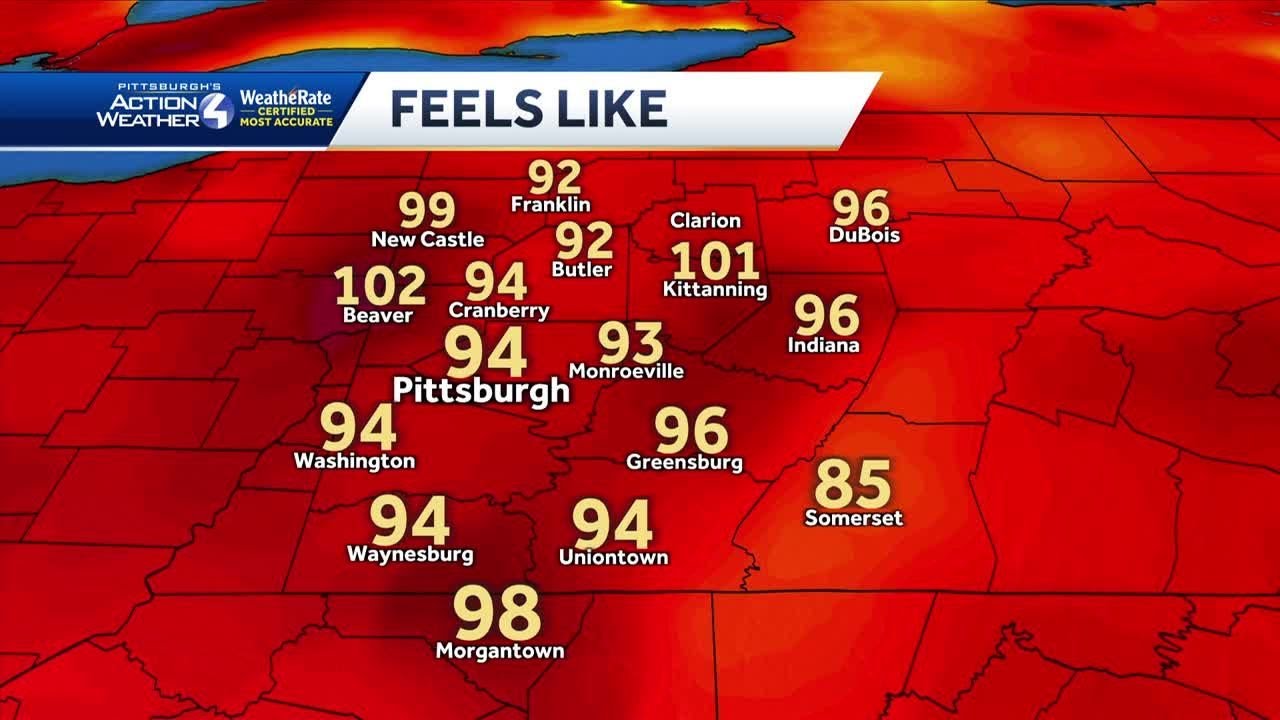 Severe Weather Alert Day: Steamy with a few thunderstorms - YouTube