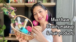 Top beauty & makeup must have for festive season | Quick fix hair products | hindi