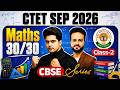 CTET SEP 2026 MATHS CBSE Series Class 1 by Sachin Academy live 2:30pm | Vijay Sir | 30/30 CTET MATHS