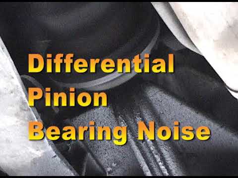 Differential Pinion Bearing Noise