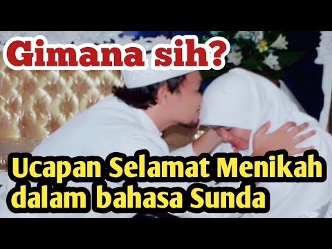 UCAPAN SELAMAT MENIKAH DALAM BAHASA SUNDA