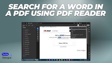 How To Search for a Word in a PDF Using Any PDF Reader