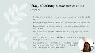 Movement Analysis Presentation