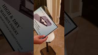 Dry Mailbox Insert Installation Video