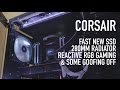 Corsair: 280mm Radiator, Phison SSD, Silent Cases, Reactive RGB Gaming | CES 2015