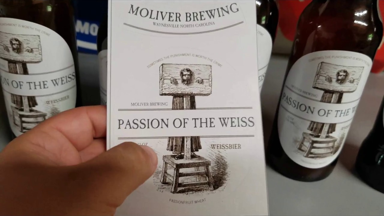 Passionfruit Weissbier (Wheat Beer) Tasting and Applying Labels