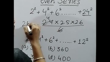 2²+4²+6²...... +24² find in seconds @ScienceWithVMS Manpreet #shorts #ssc #sscchsl #ssccgl