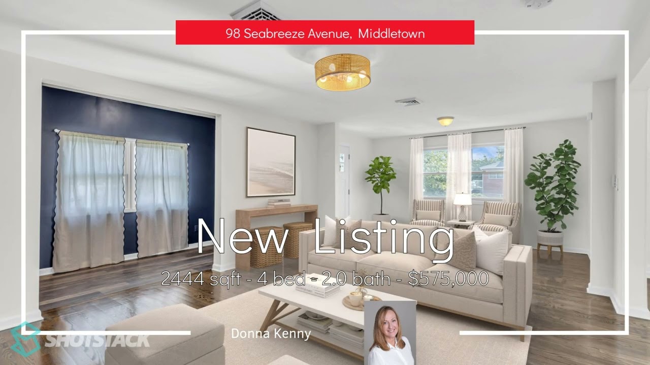 New Listing! 98 SEABREEZE AVENUE MIDDLETOWN NJ.