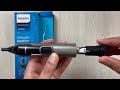 How to Insert Battery In Philips Nose Ear And Eyebrow Trimmer NT3650/16 - NT3000