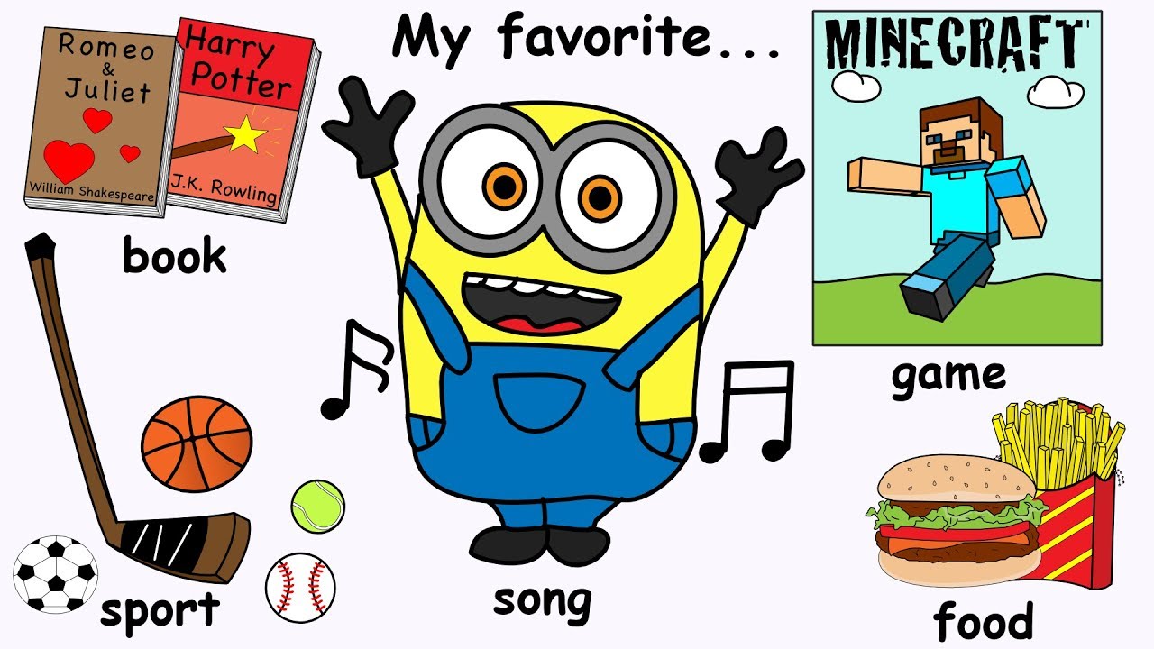 My Favorite Things Song  Whats Your Favourite Kids Song